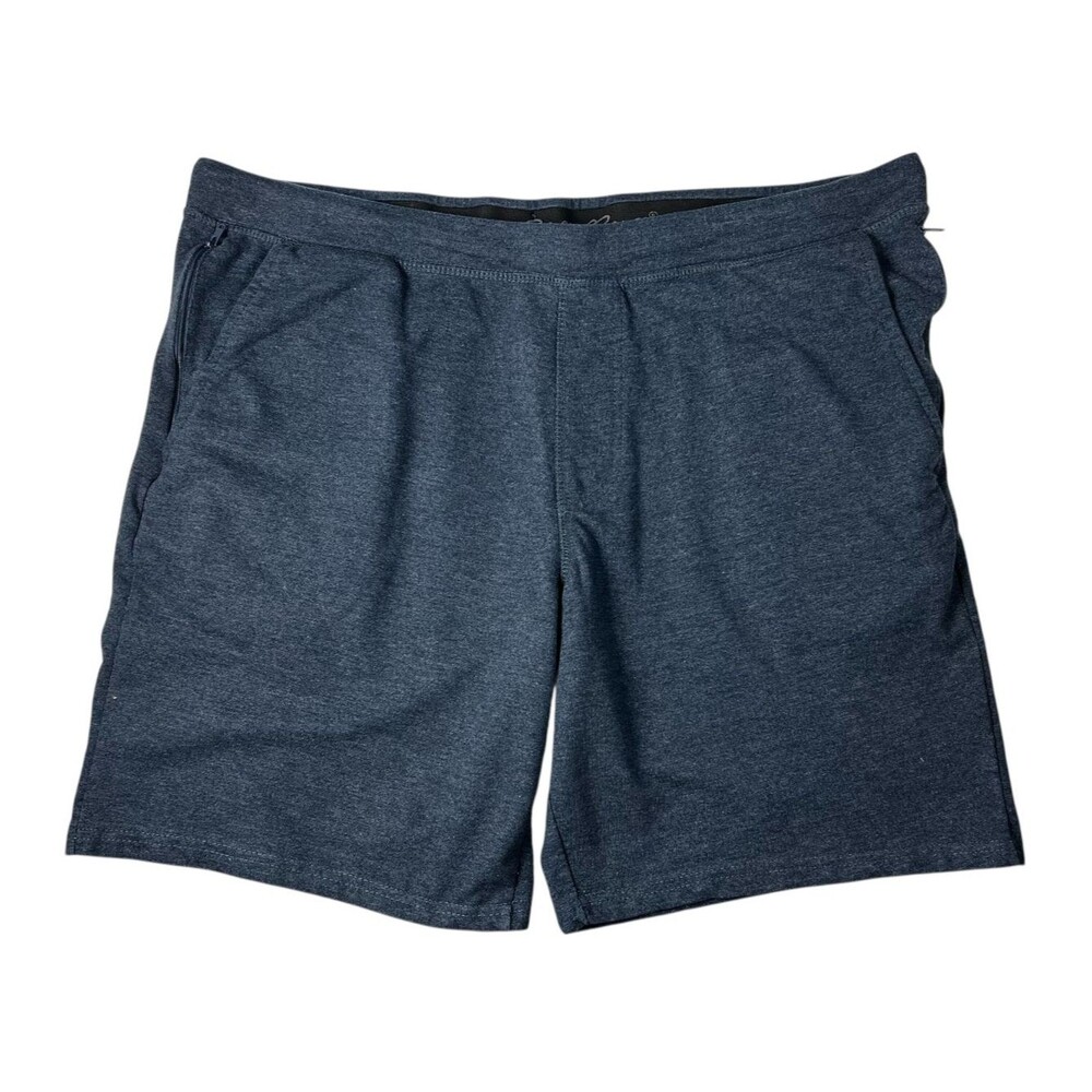 Eddie Bauer Lounge Men's Navy Heather Fleece Athletic Sweat Shorts Size XXL